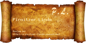 Pirnitzer Linda névjegykártya